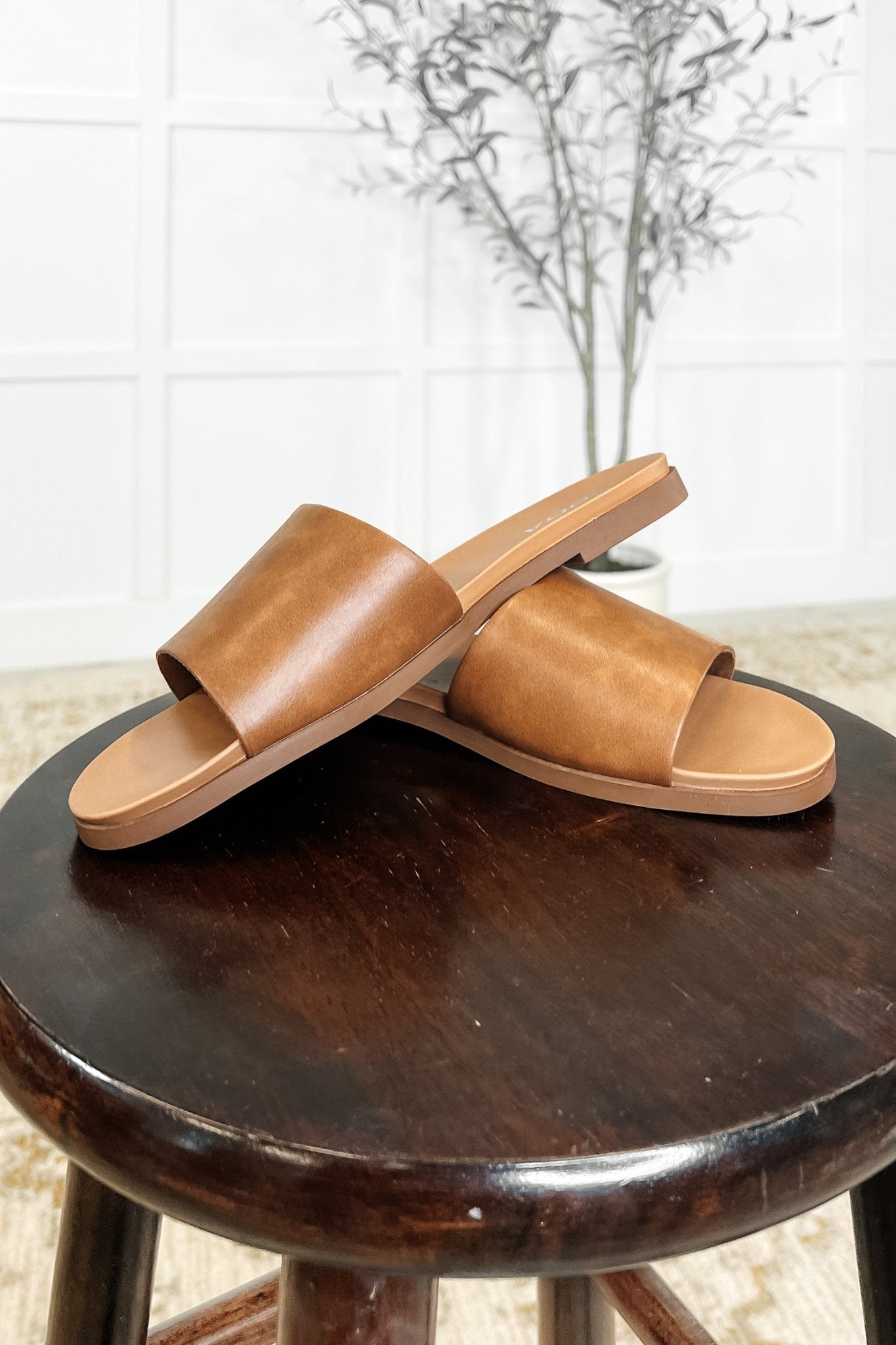 Sole Mate Slip on Sandals in Tan - Driftwood Boutique