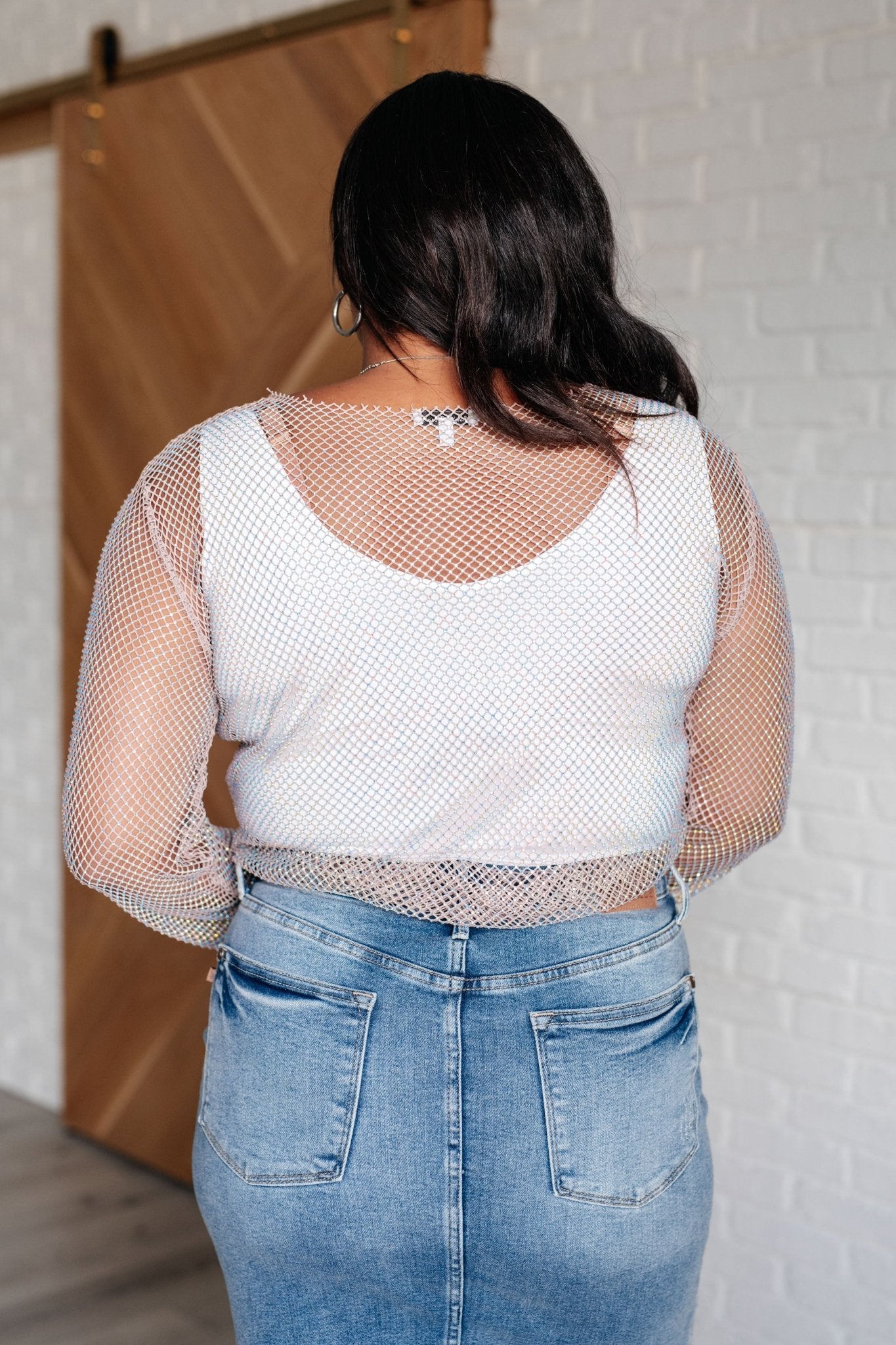 Something to Love Mesh Top - Driftwood Boutique