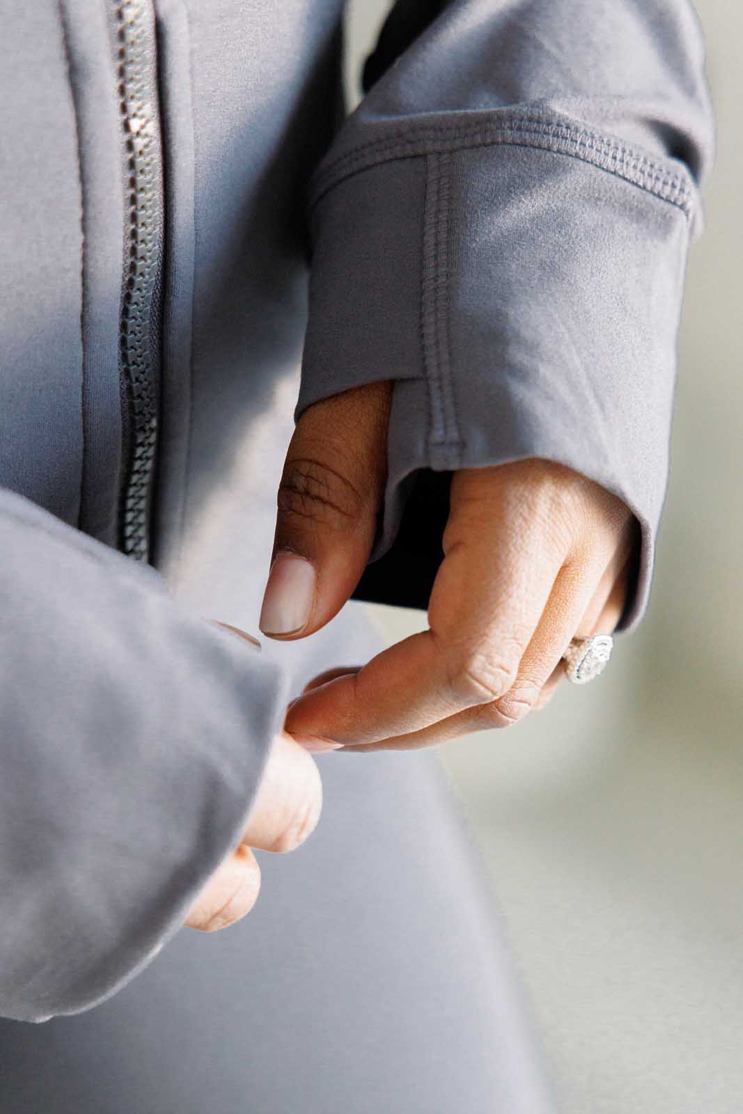 Staying Swift Activewear Jacket in Titanium - Driftwood Boutique