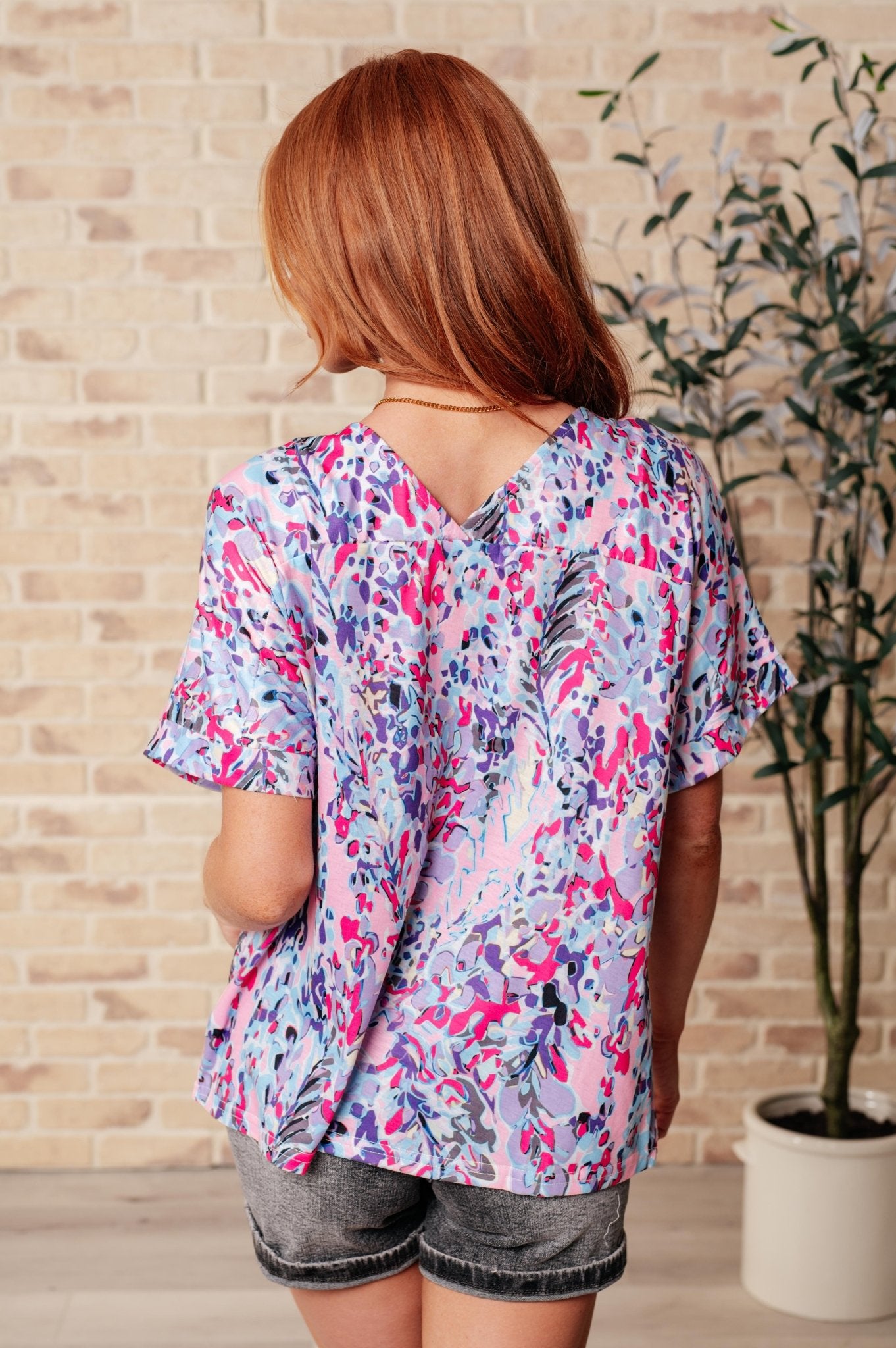 Stellar Situation V - Neck Top - Driftwood Boutique