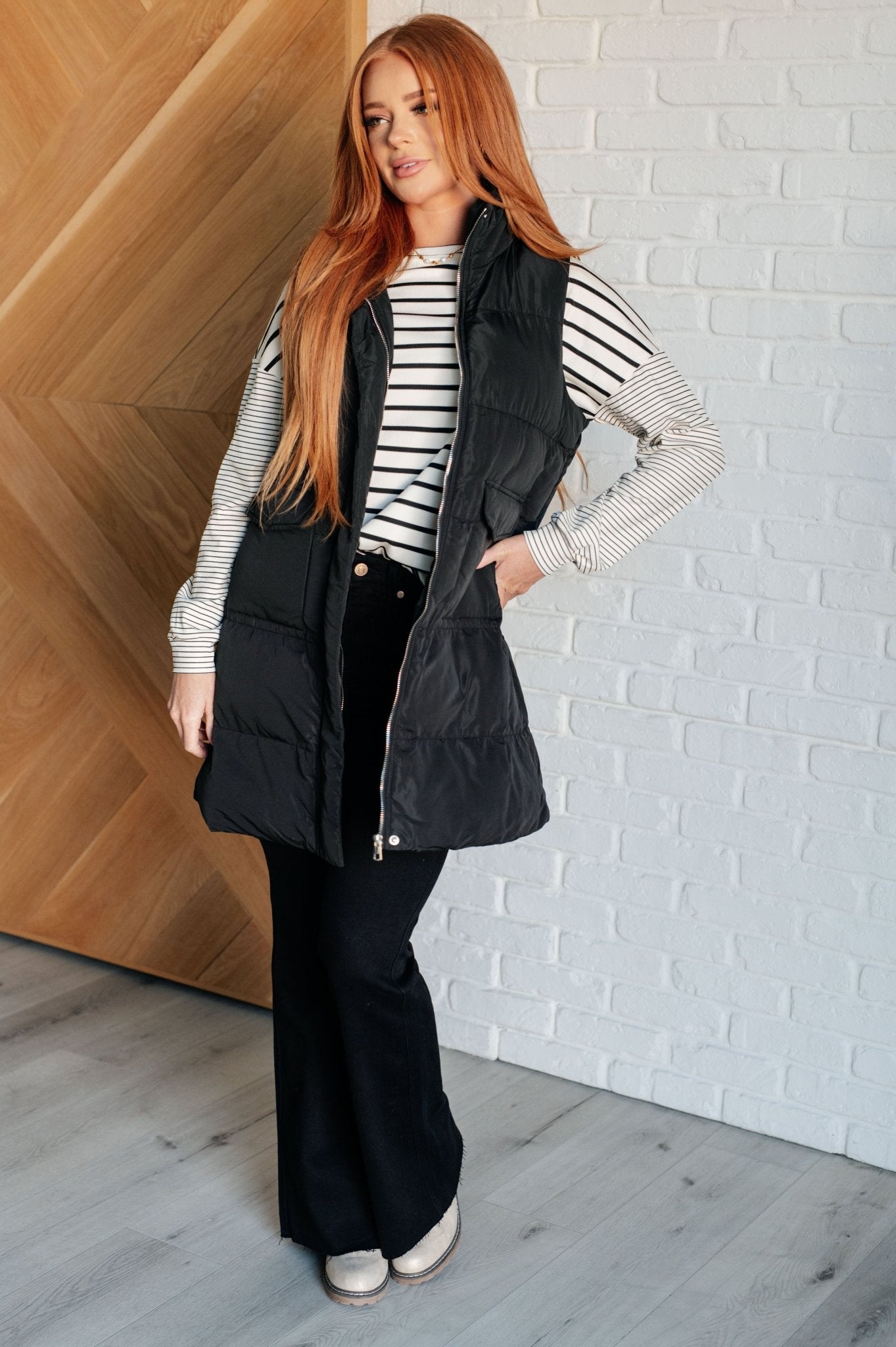 Super Clever Patchwork Striped Top in Ivory - Driftwood Boutique