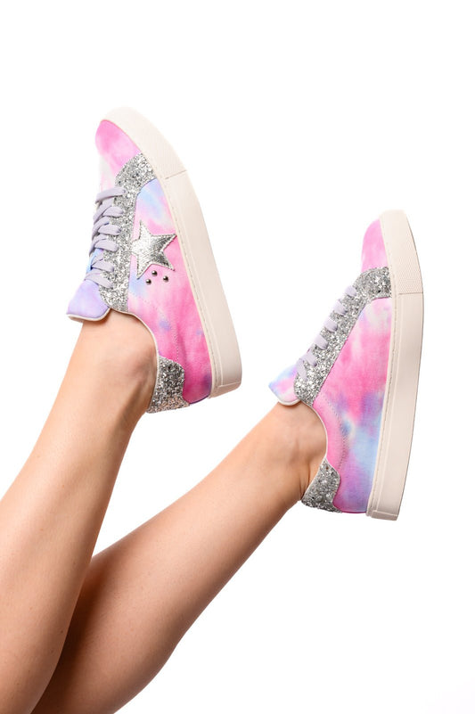 Supernova Sneakers in Pastel Tie Dye - Driftwood Boutique