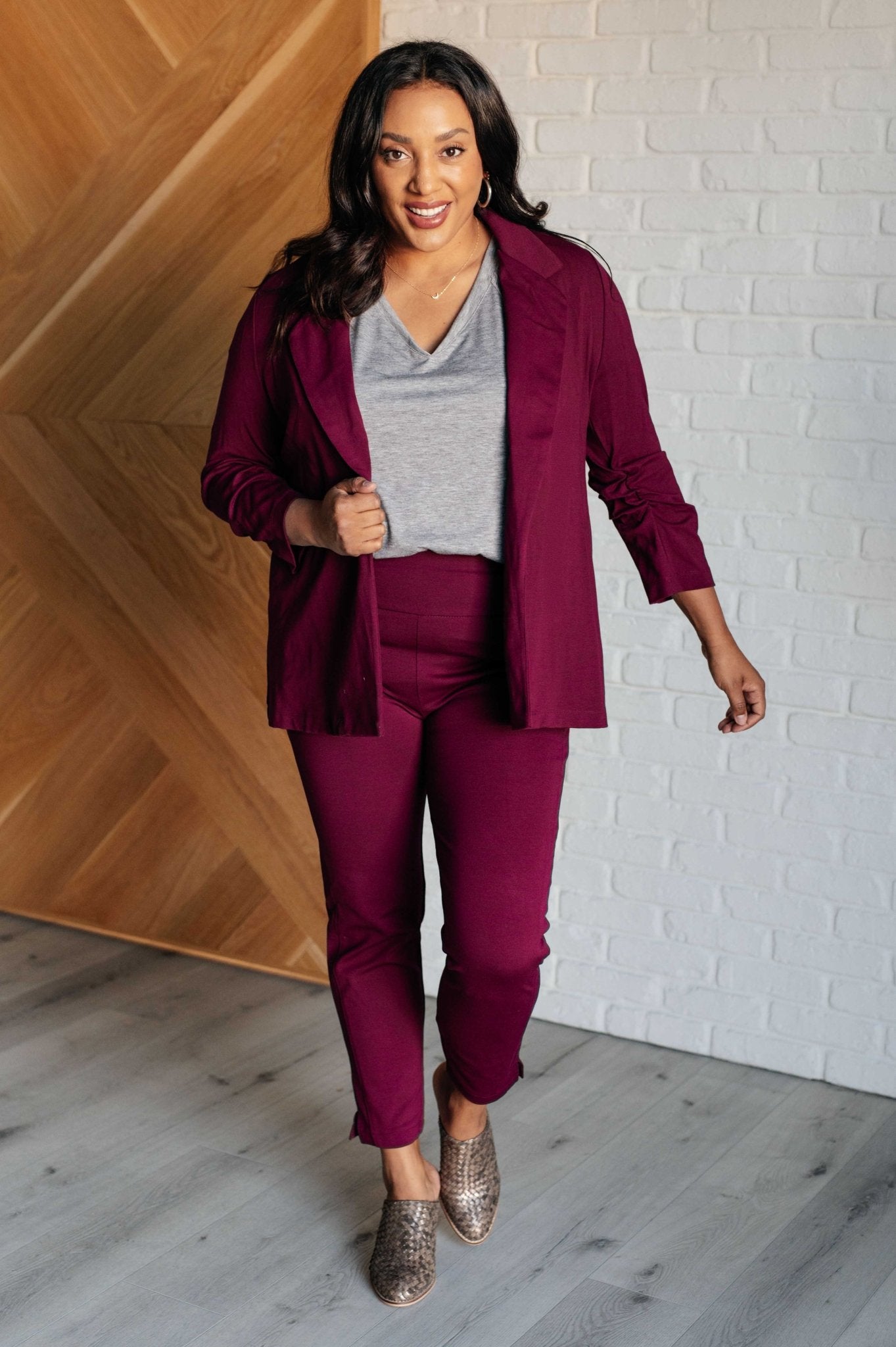 Take it Easy Eyelet Trim Top - Driftwood Boutique