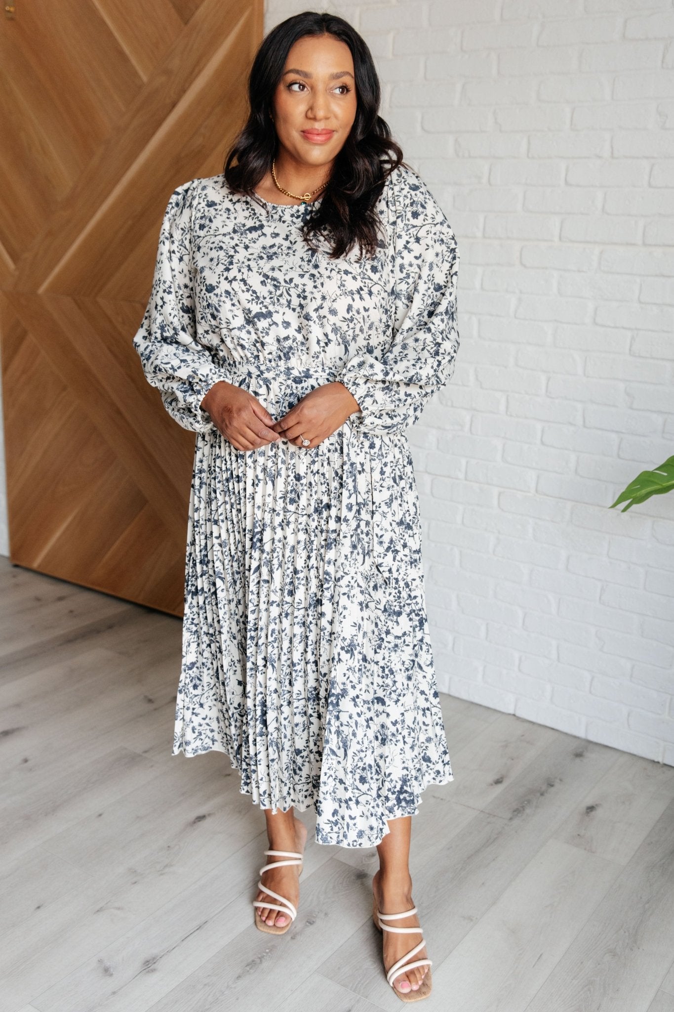 Tea Time Pleated Dress - Driftwood Boutique