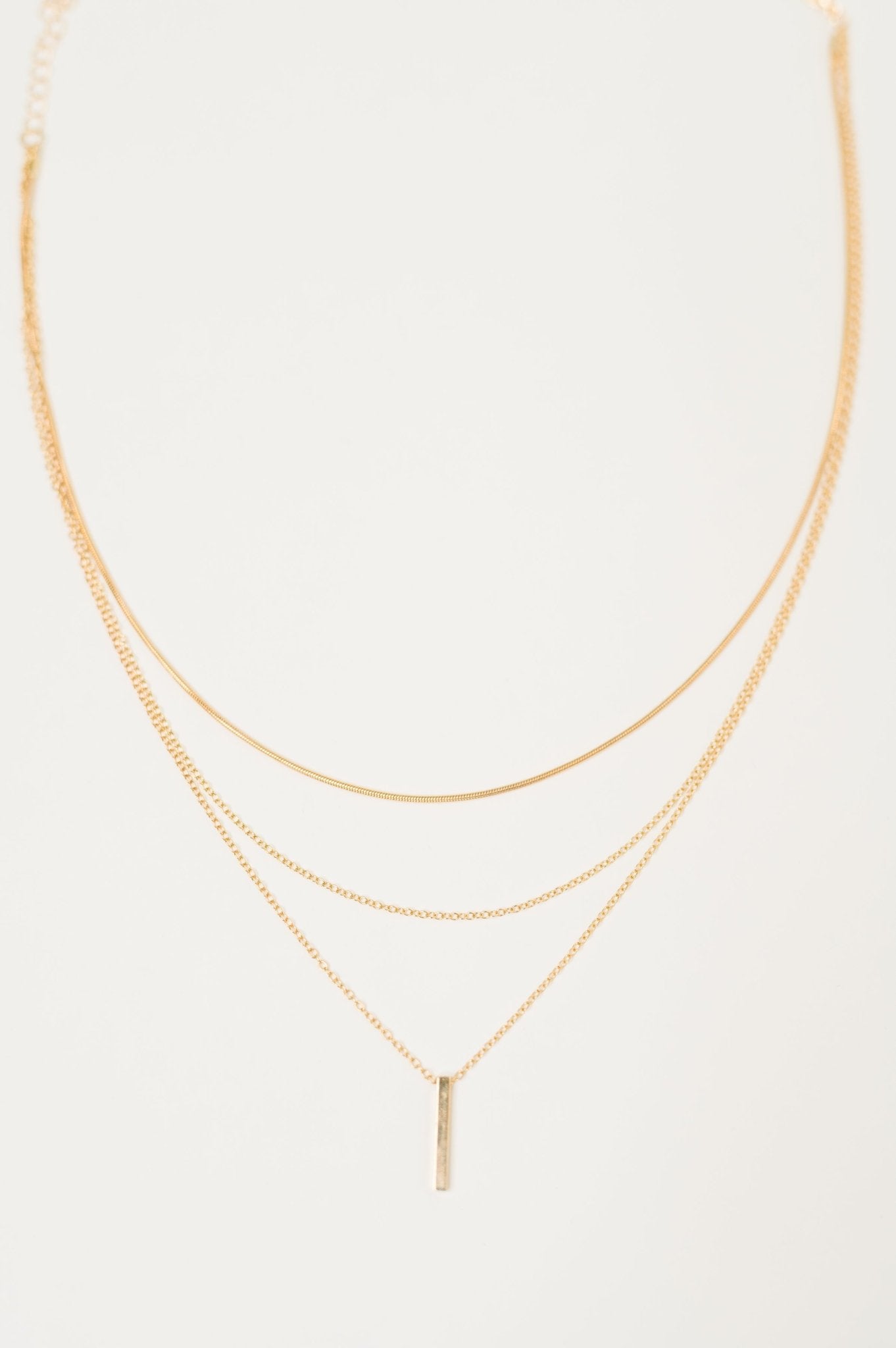 The Signature Set Layered Necklace Set in Gold - Driftwood Boutique