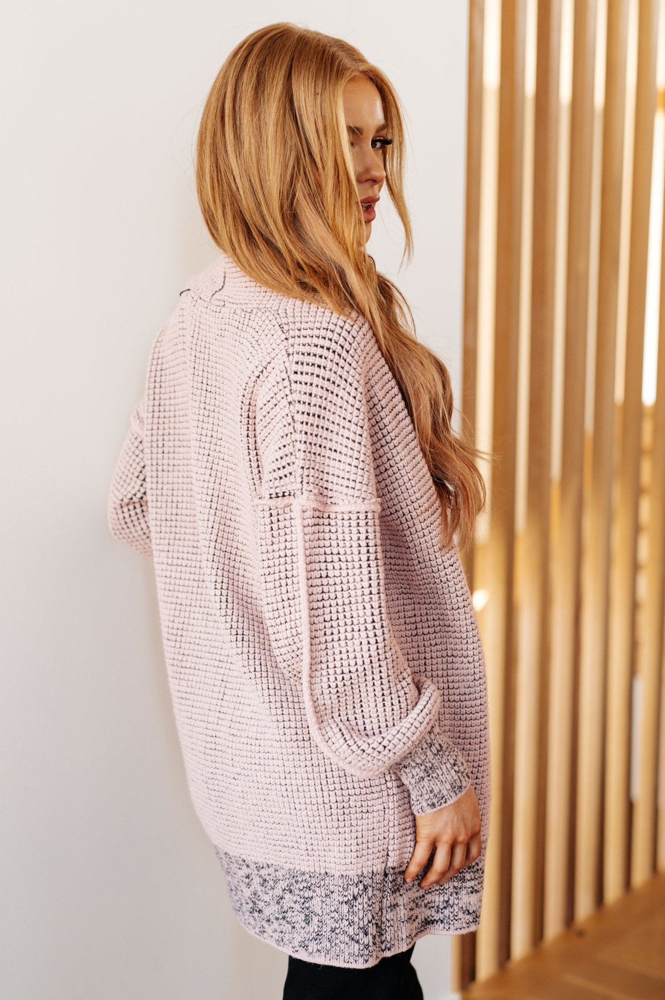 The Way It Was Cardigan in Mauve - Driftwood Boutique