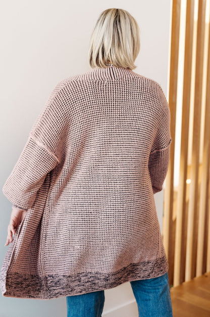 The Way It Was Cardigan in Mauve - Driftwood Boutique