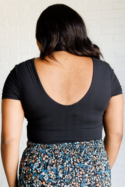 They're Not Like Us Square Neck Bodysuit in Black - Driftwood Boutique