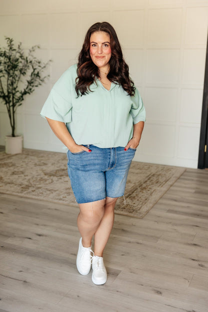 Things Are Looking Up V - Neck Top - Driftwood Boutique