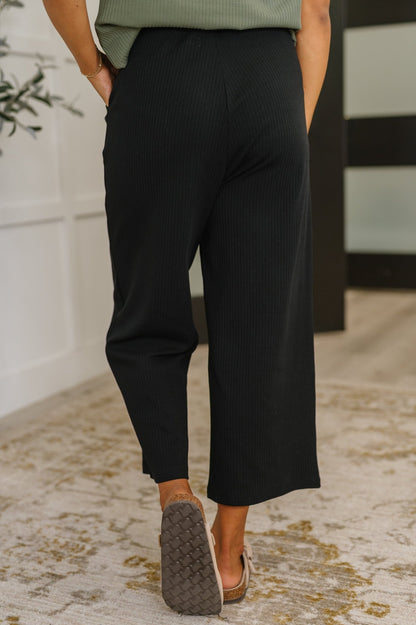 Thyme Culottes in Black - Driftwood Boutique