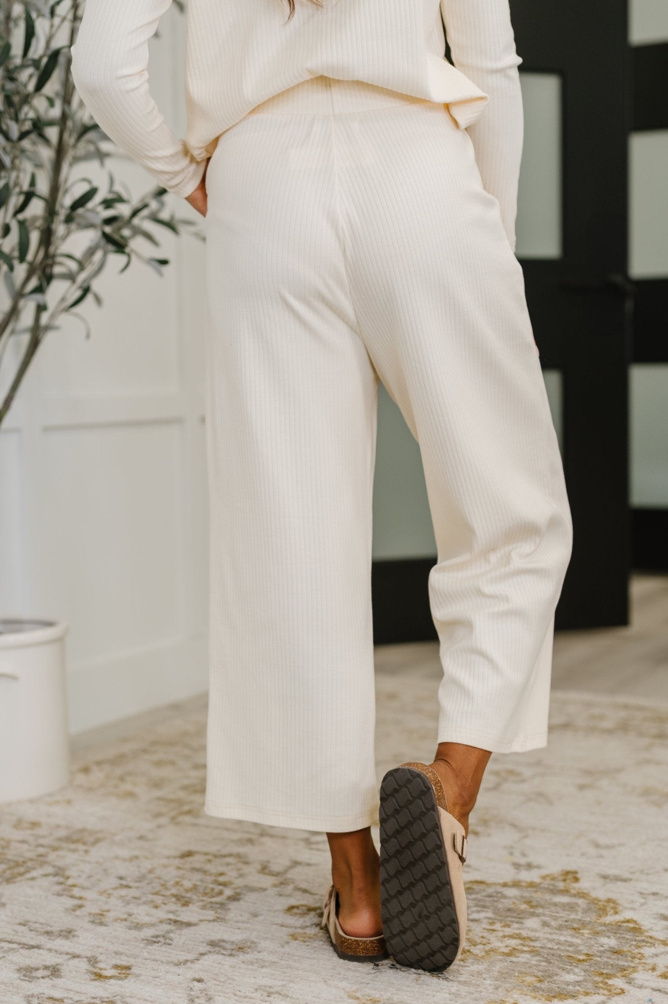 Thyme Culottes in Cream - Driftwood Boutique