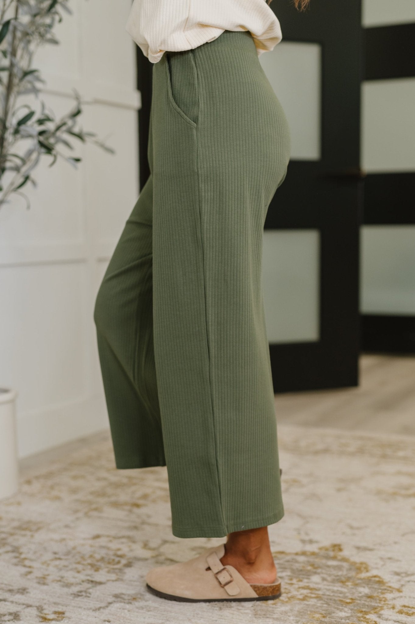 Thyme Culottes in Dusty Pine - Driftwood Boutique