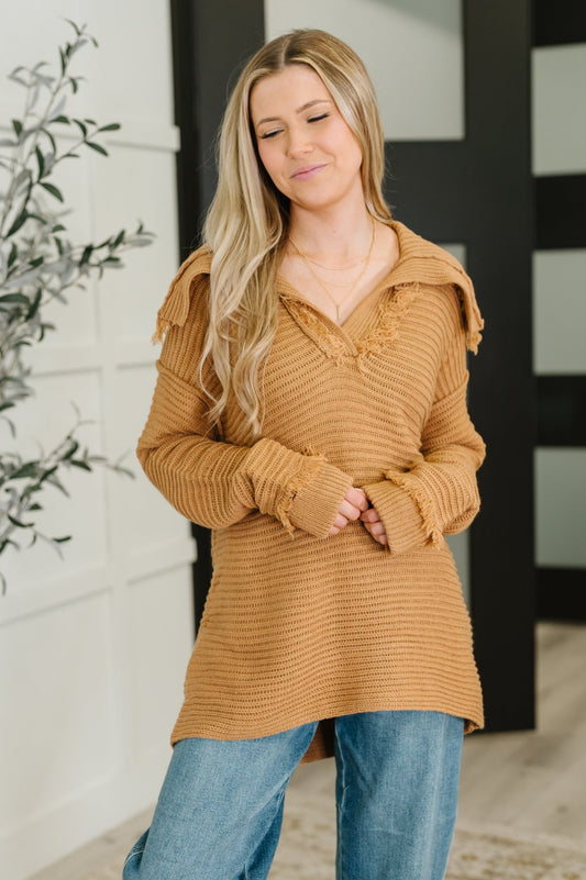 Travel Far & Wide Sweater in Taupe - Driftwood Boutique