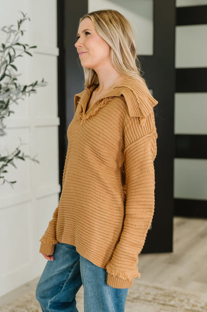 Travel Far & Wide Sweater in Taupe - Driftwood Boutique