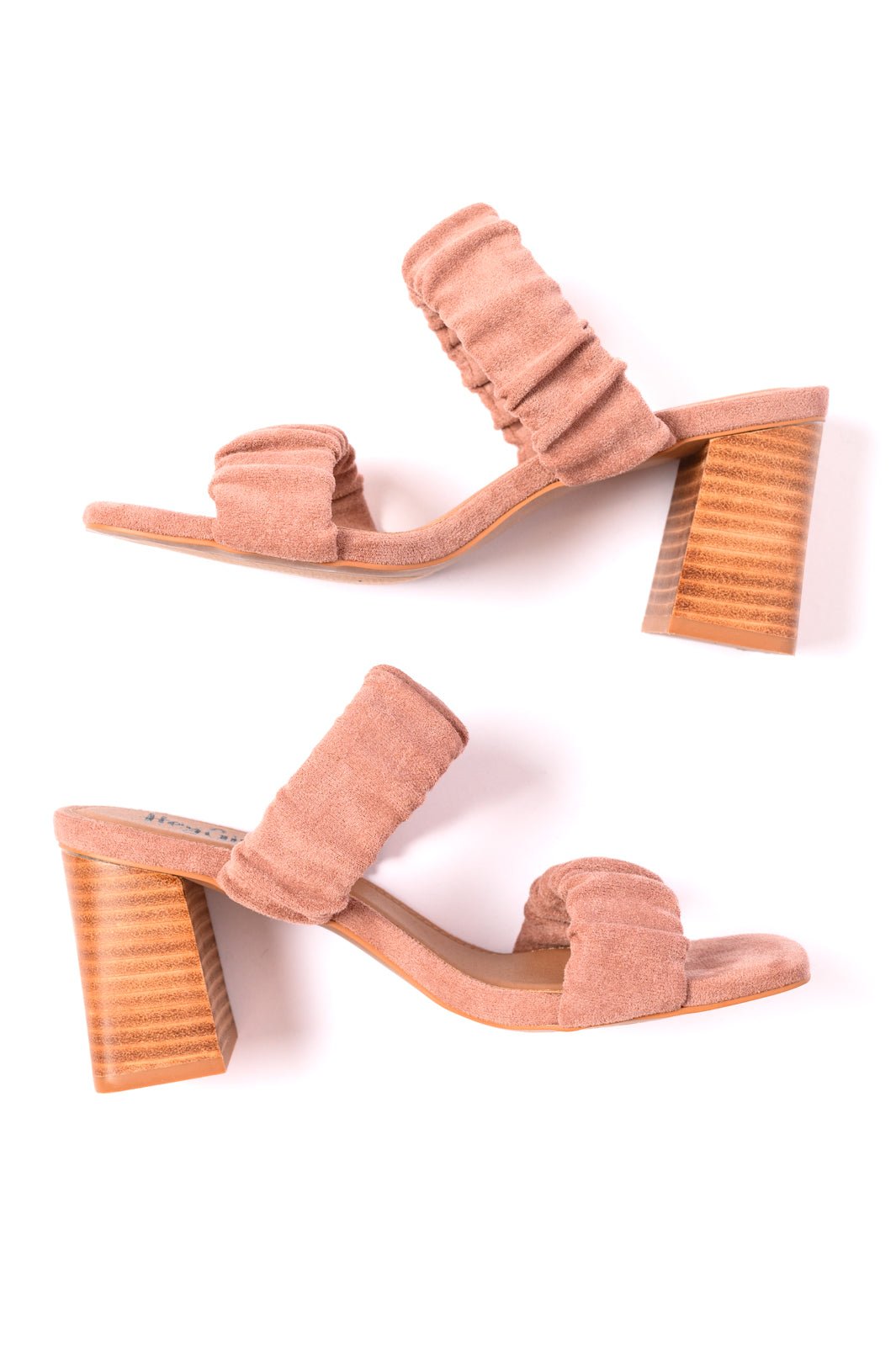 Tropic Like it's Hot Heels in Blush Suede - Driftwood Boutique