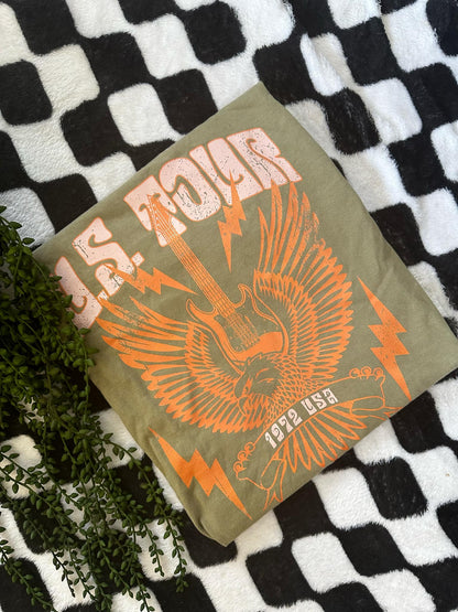 US Tour Graphic Tee - Driftwood Boutique