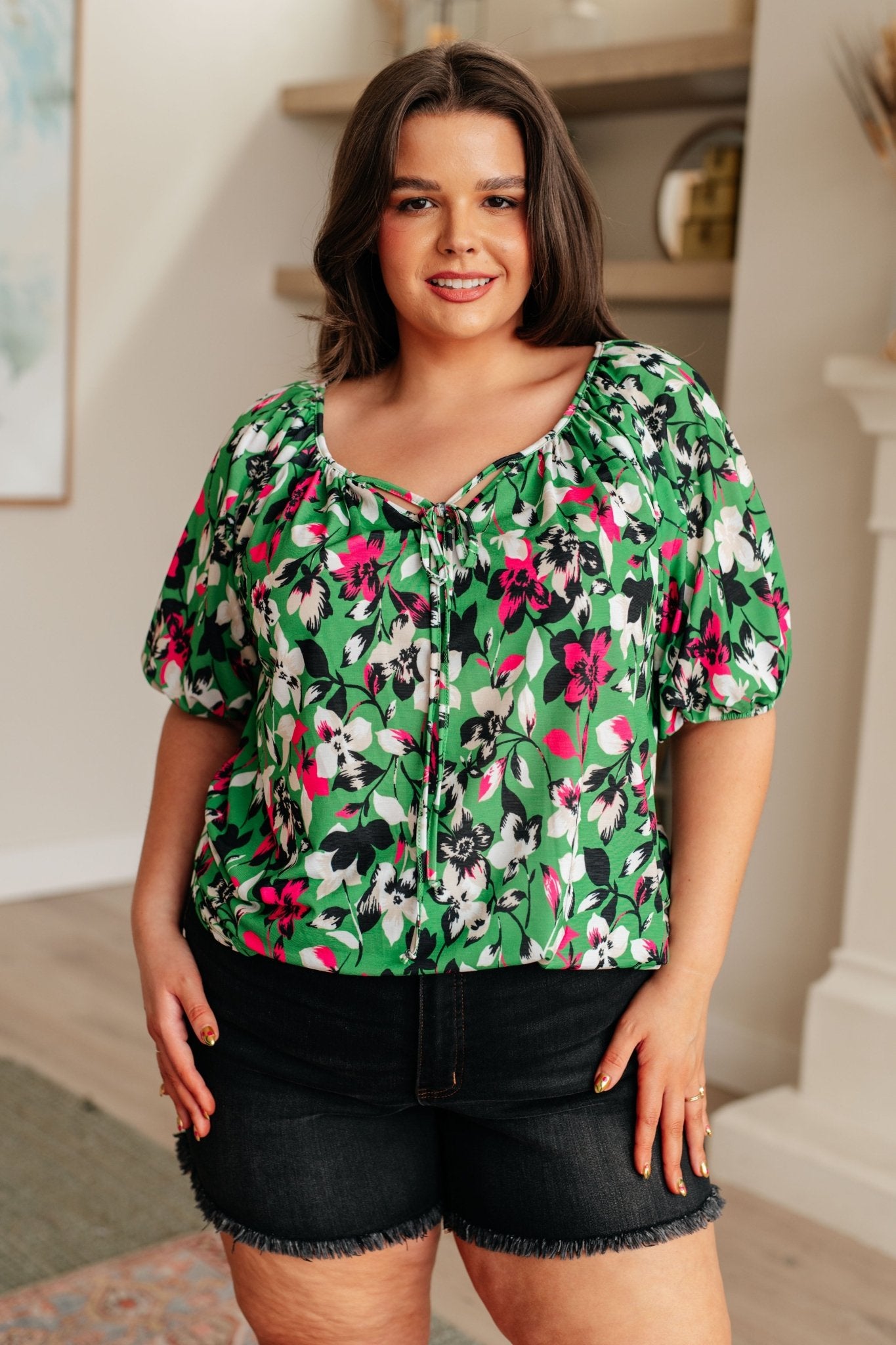 Wild and Bright Floral Top - Driftwood Boutique
