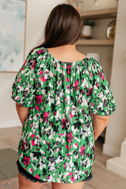 Wild and Bright Floral Top - Driftwood Boutique
