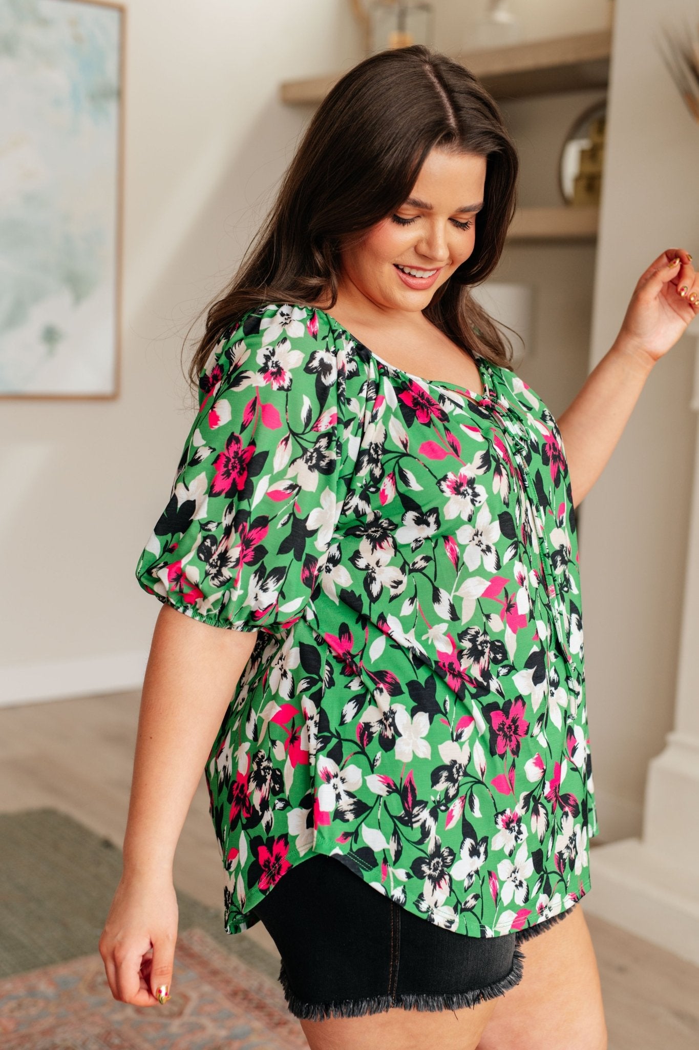 Wild and Bright Floral Top - Driftwood Boutique