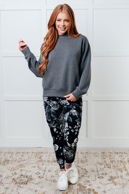 Your New Favorite Joggers in Rose Print - Driftwood Boutique