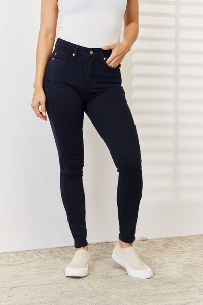 Vera Garment Dyed Control Top Skinny Jeans