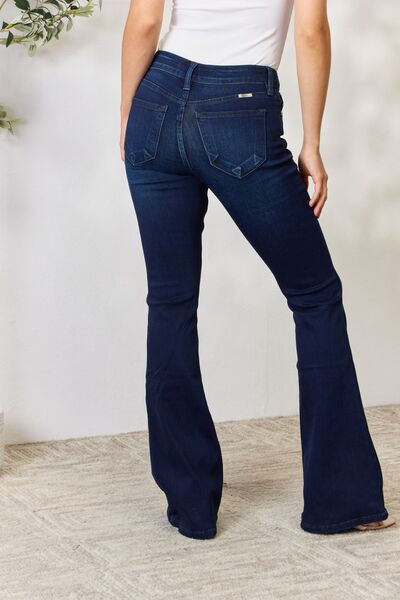 Kelly Classic Mid Rise Flare Jeans