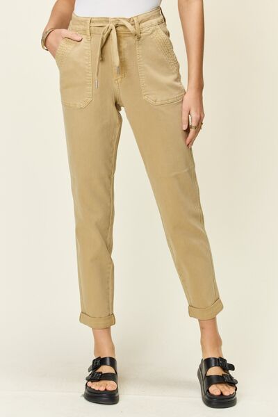 Bernice High Rise Cuffed Jogger Jeans - Driftwood Boutique