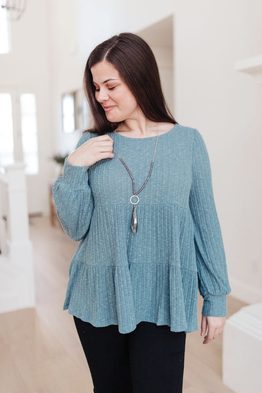 Blue Pathways Top - Driftwood Boutique