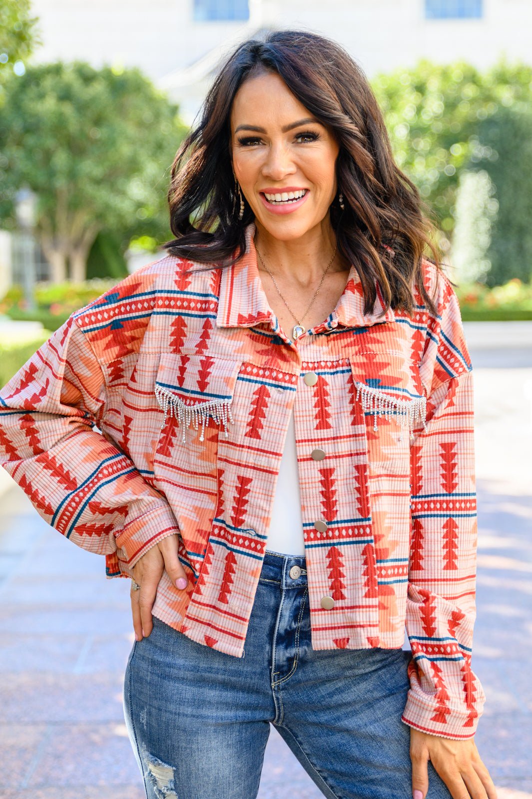 Breaking Free Western Print Jacket - Driftwood Boutique