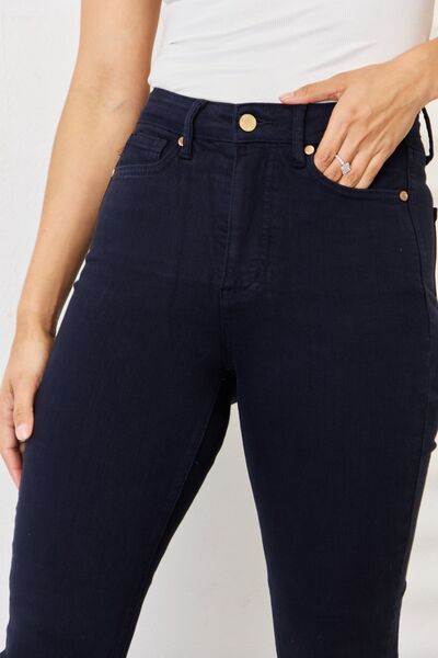 Vera Garment Dyed Control Top Skinny Jeans