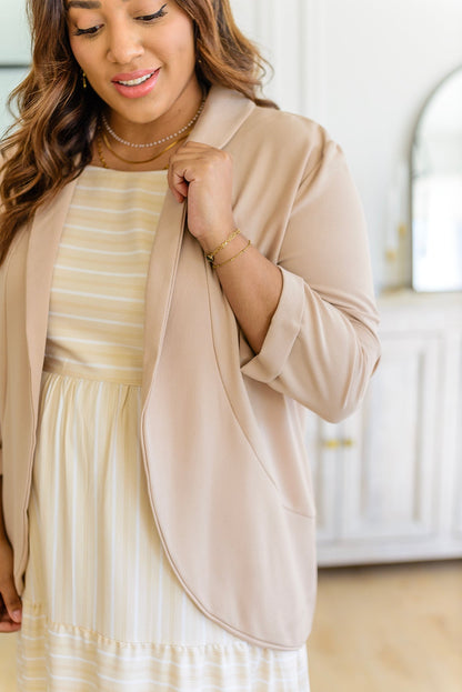 Cherish it All Shawl Collar Jacket - Driftwood Boutique