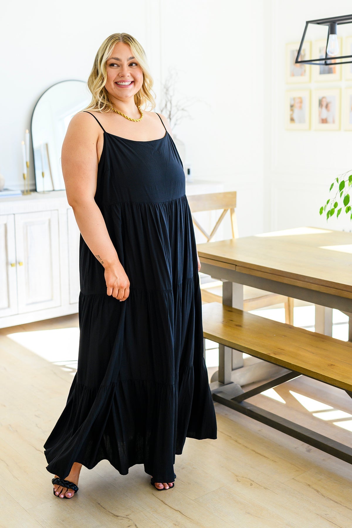 Classically Cool Tiered Maxi Dress - Driftwood Boutique