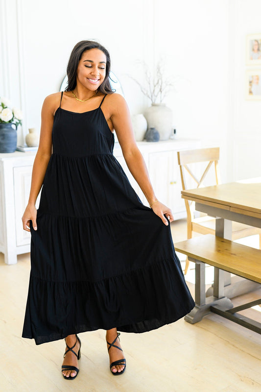 Classically Cool Tiered Maxi Dress - Driftwood Boutique