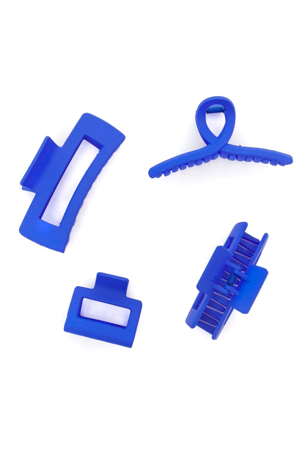 Claw Clip Set of 4 in Royal Blue - Driftwood Boutique