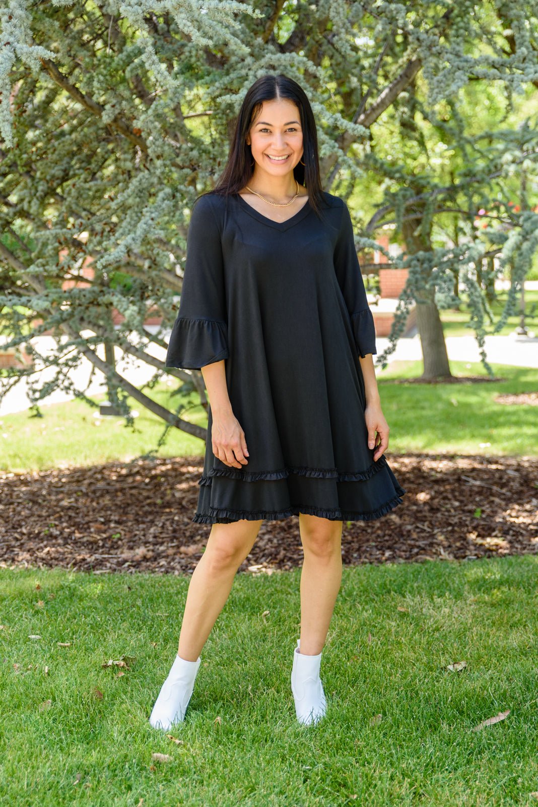 Coast Dress in Black - Driftwood Boutique