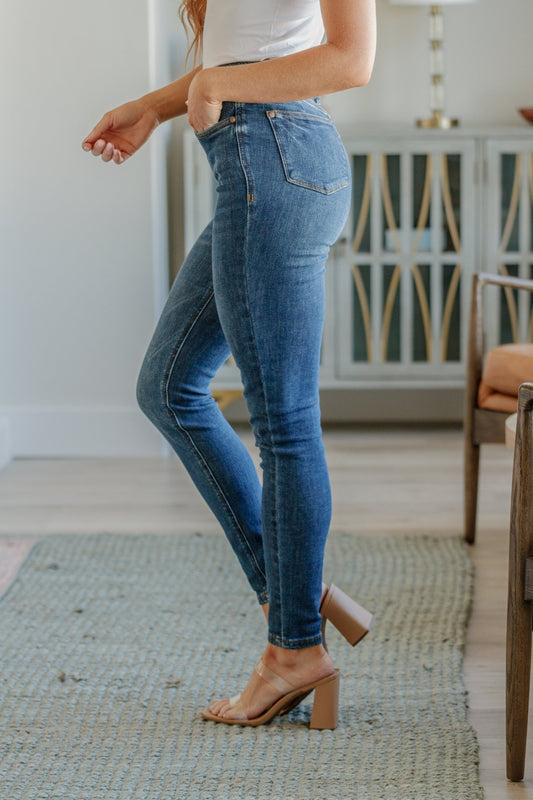 Cora High Rise Control Top Skinny Jeans - Driftwood Boutique