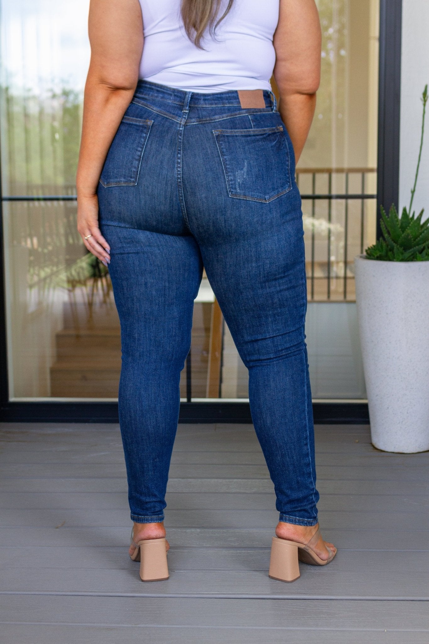 Cora High Rise Control Top Skinny Jeans - Driftwood Boutique