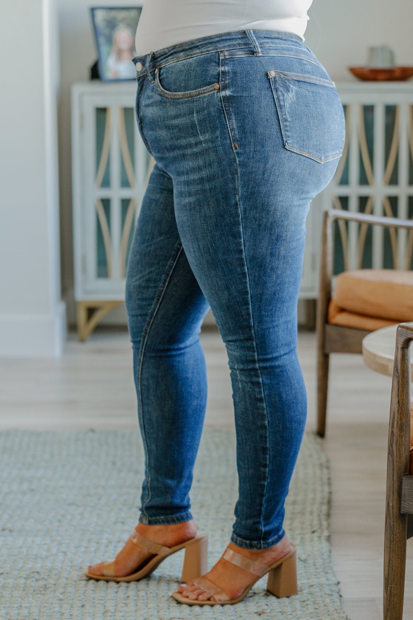 Cora High Rise Control Top Skinny Jeans - Driftwood Boutique
