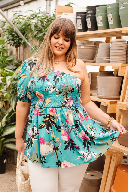 Day Trip Blouse in Emerald - Driftwood Boutique