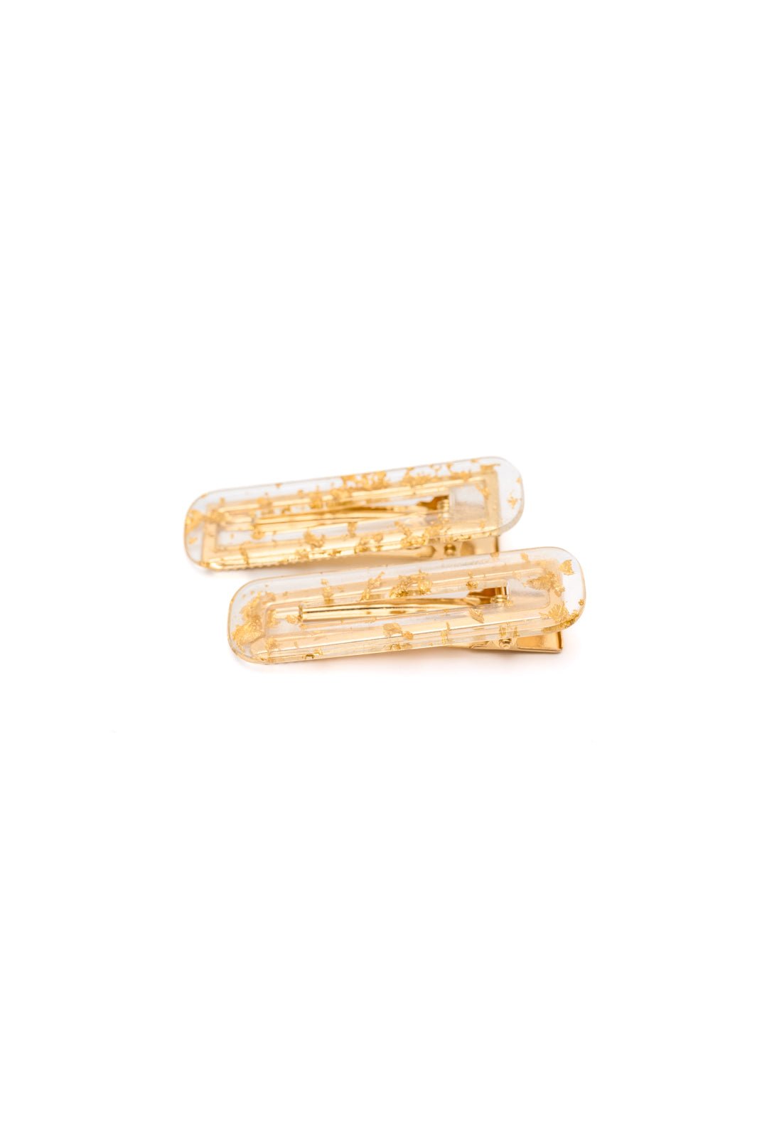 Double Trouble 2 Pack Hair Clip in Gold Leaf - Driftwood Boutique