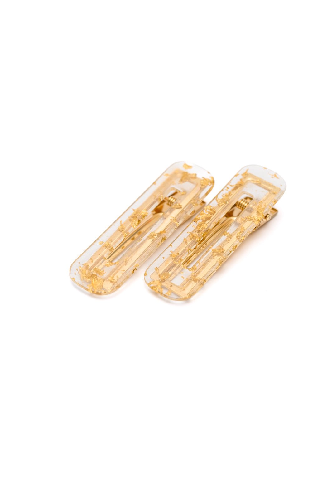 Double Trouble 2 Pack Hair Clip in Gold Leaf - Driftwood Boutique