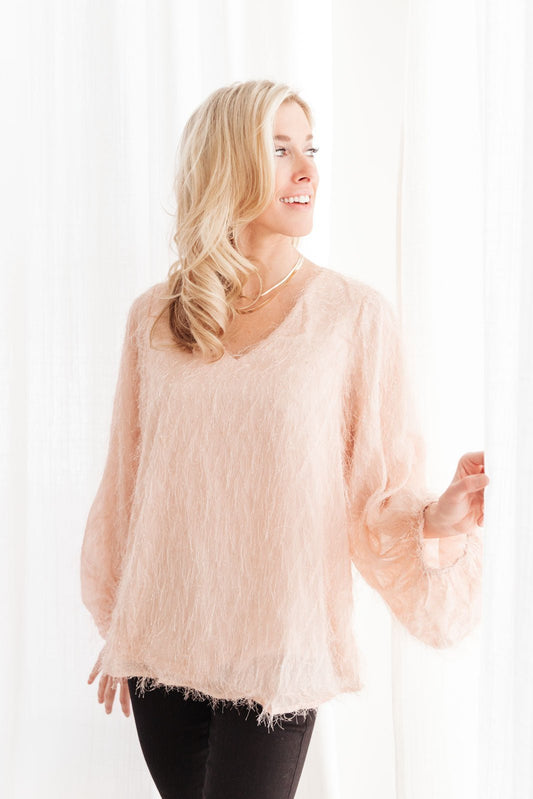 Express Yourself Top in Peach - Driftwood Boutique