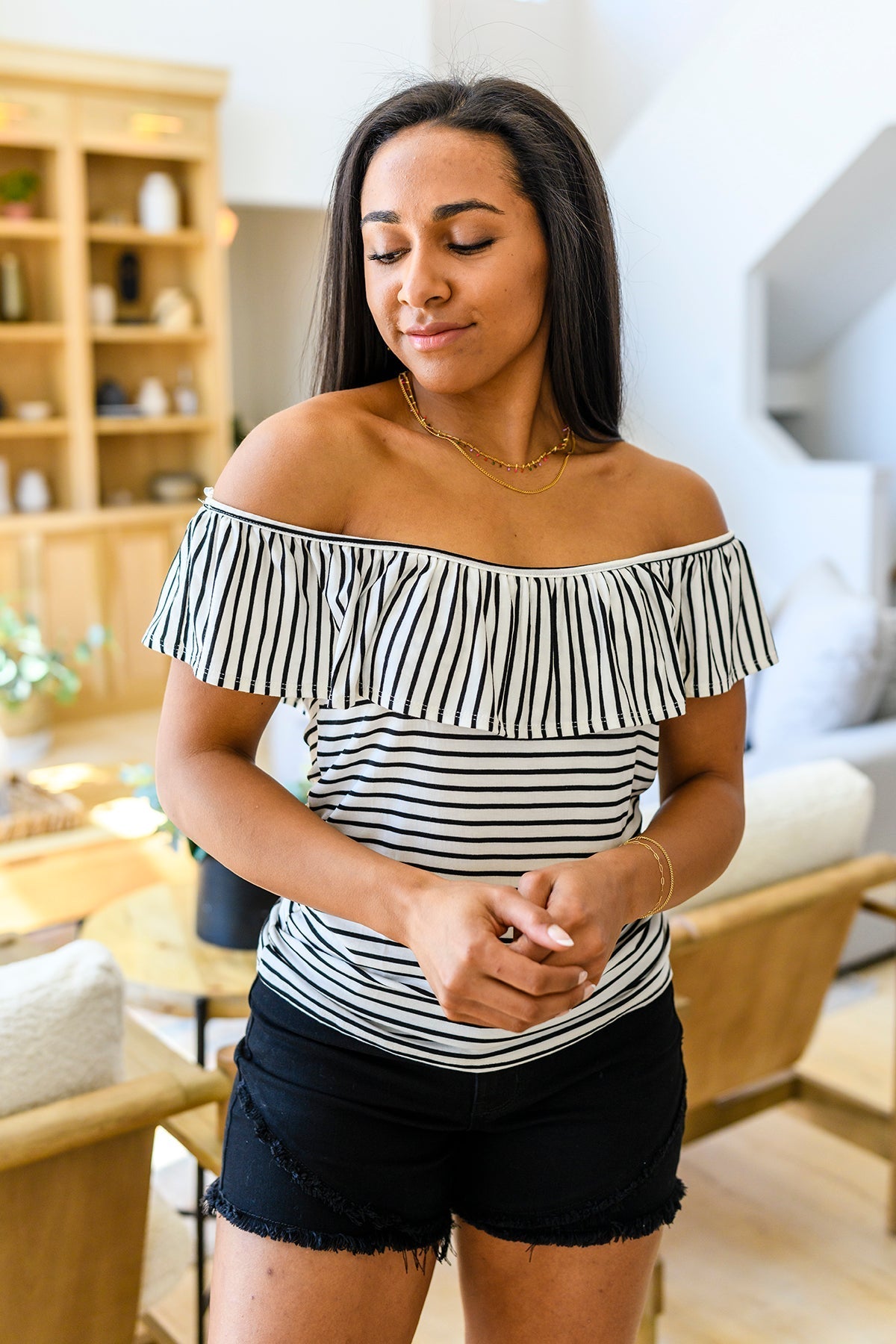 Extra Time Striped Top - Driftwood Boutique