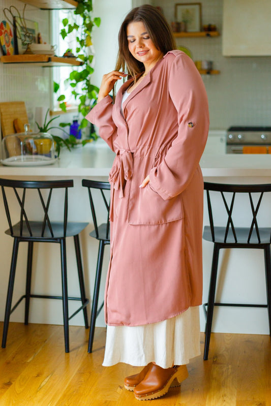 First Day Of Spring Jacket in Dusty Mauve - Driftwood Boutique