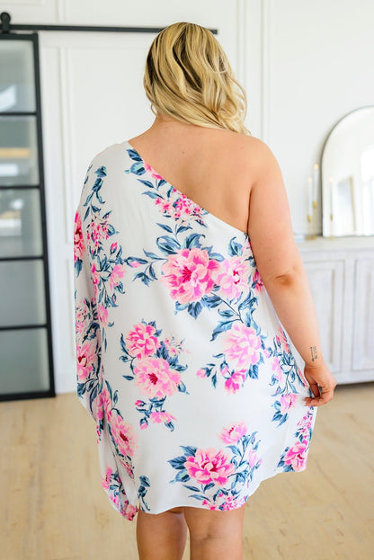 Forever Smitten Floral One Shoulder Dress - Driftwood Boutique