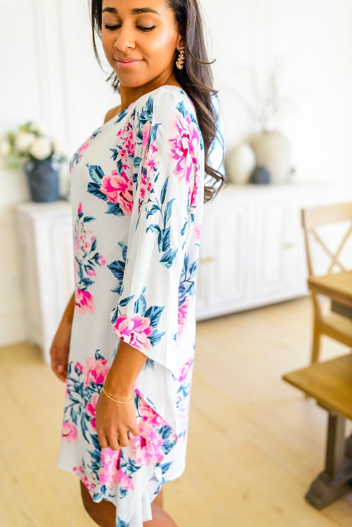 Forever Smitten Floral One Shoulder Dress - Driftwood Boutique