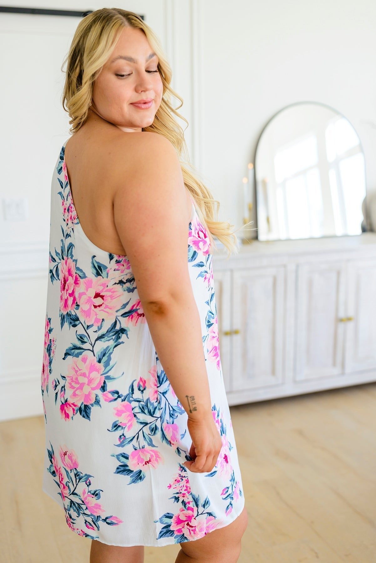 Forever Smitten Floral One Shoulder Dress - Driftwood Boutique