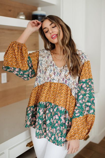 Garden Party Blouse - Driftwood Boutique