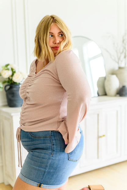 Giselle Gathered Front Blouse - Driftwood Boutique