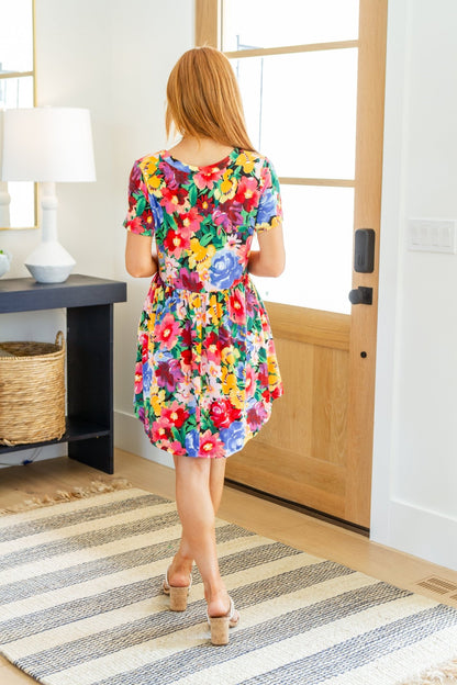 In The Garden Floral Dress - Driftwood Boutique